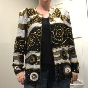 Vintage sequence blazer
